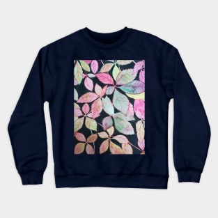 Autumn leaves watercolor painting Crewneck Sweatshirt